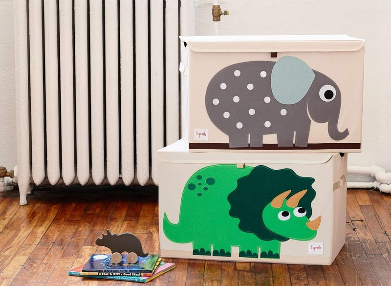 3 sprouts (Dino) - 3 Sprouts Kids Toy Chest, Large Storage for Boys and Girls Room, Dino - Image 3