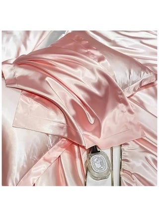 [2-Pack Silk Pillowcases] 2-Pack Luxurious Mulberry Silk Pillowcases, Satin Weave, Hypoallergenic | Polyester, Solid Color, Envelope Closure, Hand Wash Only, 120-140Gsm,Pale Pinkish Gray - pzsku/Z52439D1C247AC9EC13B7Z/45/_/1739504371/0cd98c69-ce7e-440e-963a-3e50d1d847b5