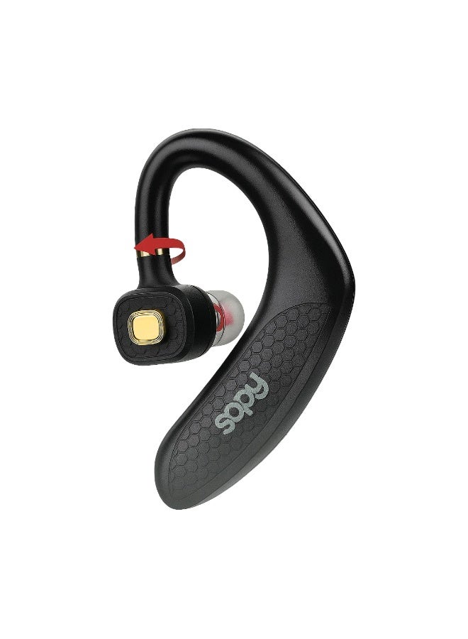 SOPY SP-305 Bluetooth Earphones with 180° Rotating Design, Hi-Fi Sound Quality, Smart Noise Reduction, 200mAh Battery, 10 Hours Music Time, 20 Hours Talk Time, Sweatproof for Sports and Calls, USB Charging - Image 1