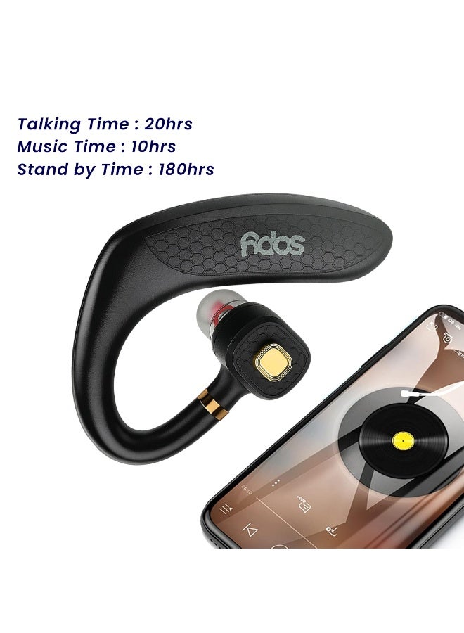 SOPY SP-305 Bluetooth Earphones with 180° Rotating Design, Hi-Fi Sound Quality, Smart Noise Reduction, 200mAh Battery, 10 Hours Music Time, 20 Hours Talk Time, Sweatproof for Sports and Calls, USB Charging - Image 2