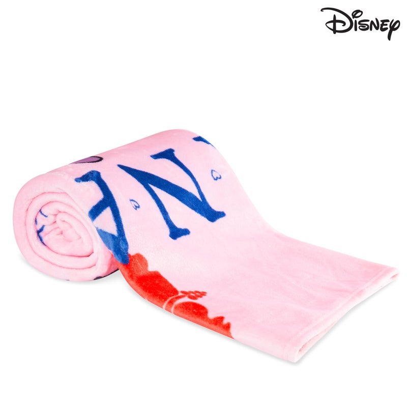 Disney Disney Stitch Fleece Blanket Super Soft Blanket Throw Bed Accessories 150 x 130 Sofa Throw Bed Blankets Baby Yoda Gifts (Pink Stitch) - Image 4