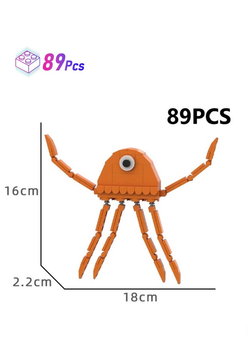 General 89Pcs Large Size Toy Building Blocks First Quarter Garten Of Banban Gifts For Children'S Day Ideas Toys Gifts For Adult  Kids Orange 