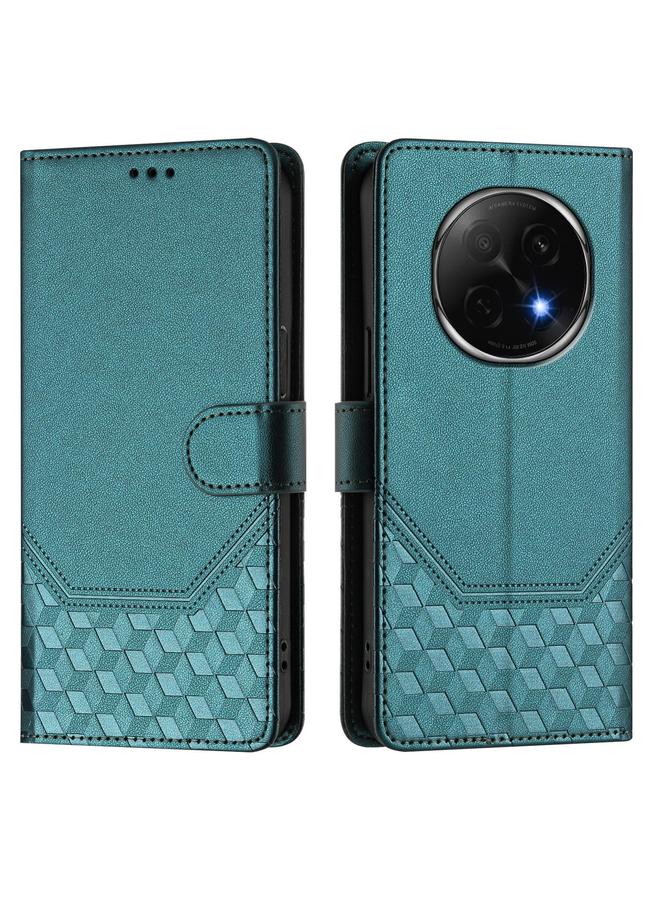 S-TOP Case For OPPO A5 Pro China Honeycomb Embossing RFID Leather Phone Case - Image 2