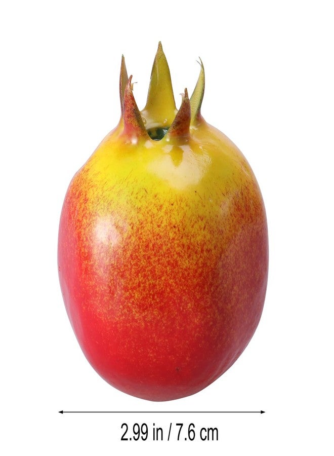 ULTNICE Artificial Pomegranate Decoration 2.99In Realistic Faux Fruit Photo Prop Creative Educational Display for Home Wedding Showcase - Image 4