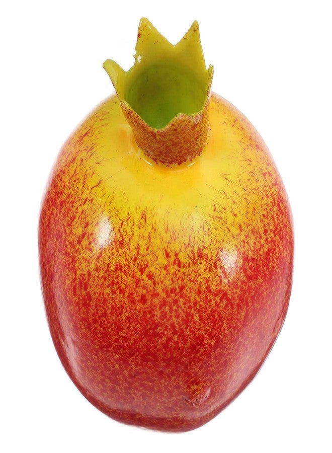 ULTNICE Artificial Pomegranate Decoration 2.99In Realistic Faux Fruit Photo Prop Creative Educational Display for Home Wedding Showcase - Image 1