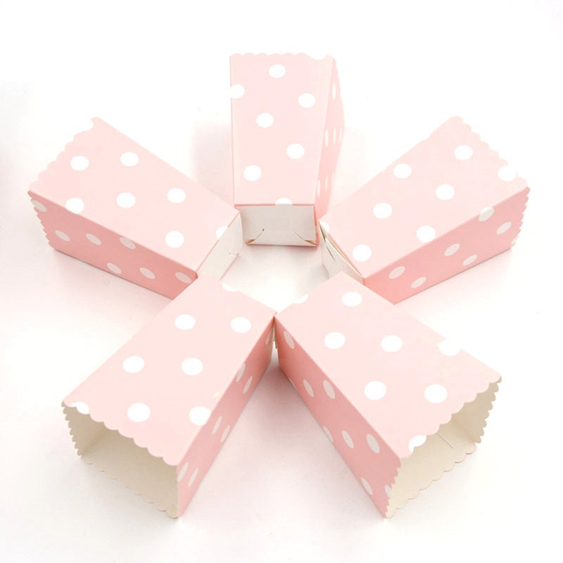36pcs Stylish Paper Popcorn Box Wedding Candy Food Box Case Birthday Party Decoration Supplies for Home Shop - Image 5