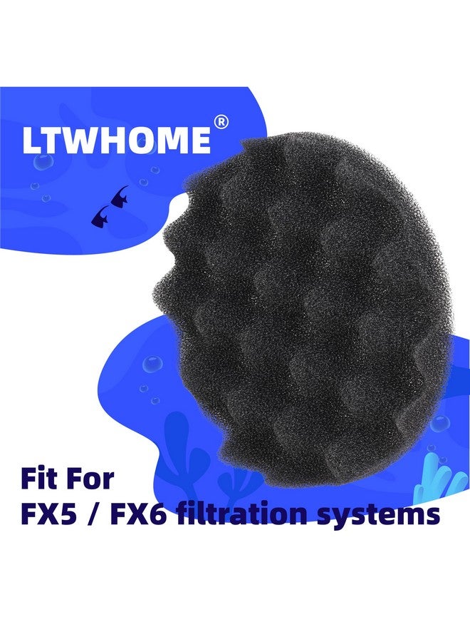 إل تي دبليو هوم وسادات فلتر LTWHOME Bio-Foam غير مناسبة لمرشحات Fluval FX5 / FX6 (عبوة من 6 قطع) - Image 2