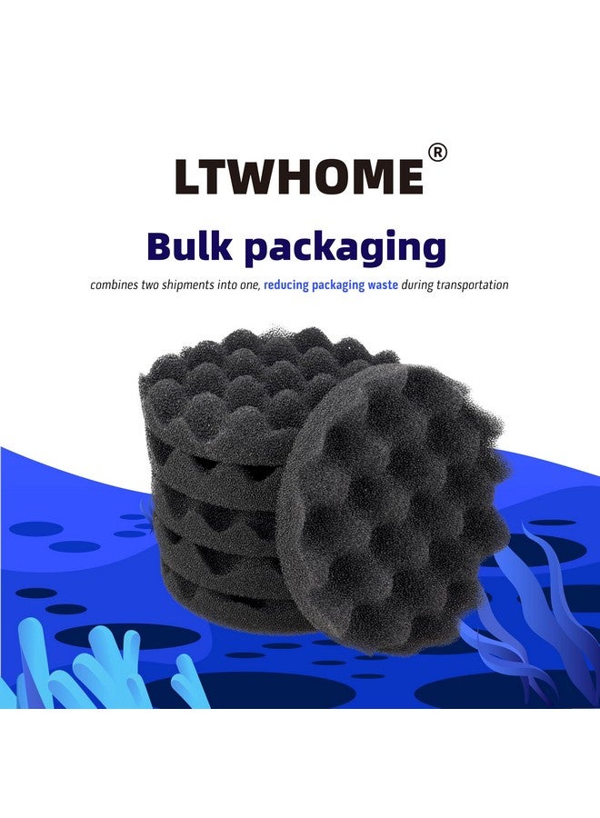إل تي دبليو هوم وسادات فلتر LTWHOME Bio-Foam غير مناسبة لمرشحات Fluval FX5 / FX6 (عبوة من 6 قطع) - Image 4