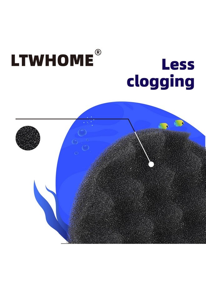إل تي دبليو هوم وسادات فلتر LTWHOME Bio-Foam غير مناسبة لمرشحات Fluval FX5 / FX6 (عبوة من 6 قطع) - Image 3
