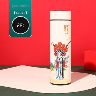 Vintage Chinese Smart Thermal Flask Insulated Stainless Steel Cup Face White - pzsku/Z5243F2C94C28337B49F7Z/45/1746223485/2529ee27-689b-465a-b249-73d157102bd1