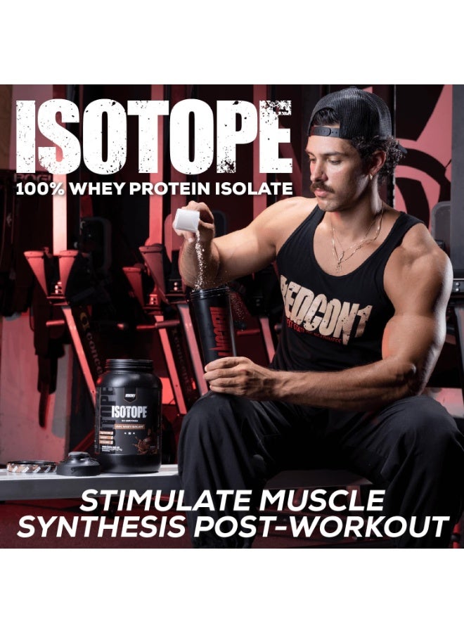 REDCON1 Isotope Vanilla Protein Powder – 71 Servings | Fast Absorbing Whey Isolate - Image 4