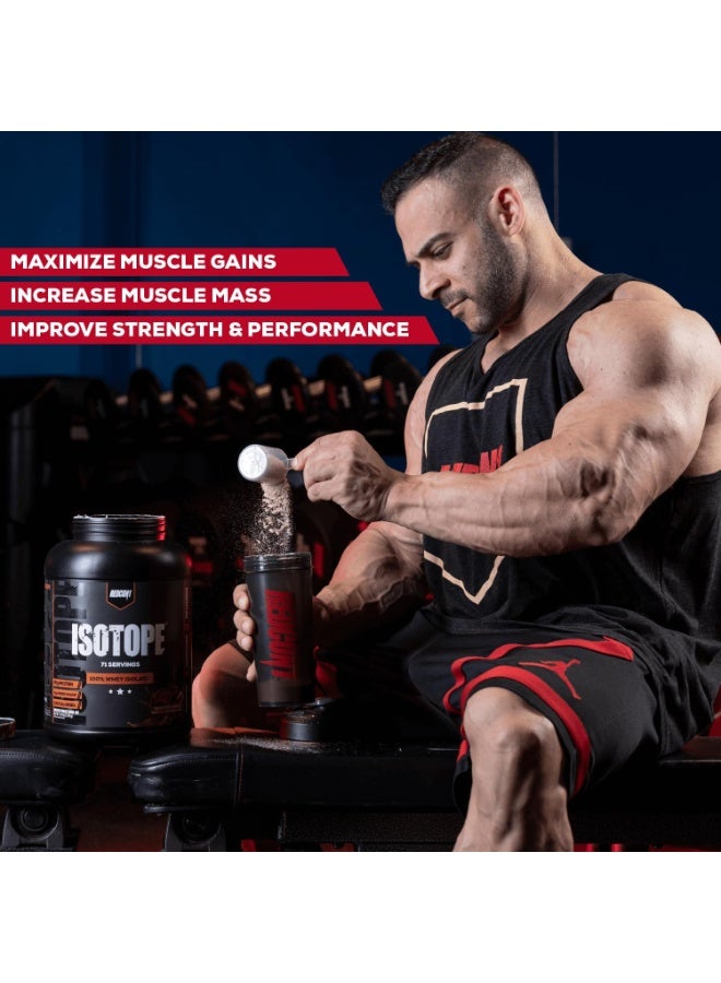 REDCON1 Isotope Vanilla Protein Powder – 71 Servings | Fast Absorbing Whey Isolate - Image 5
