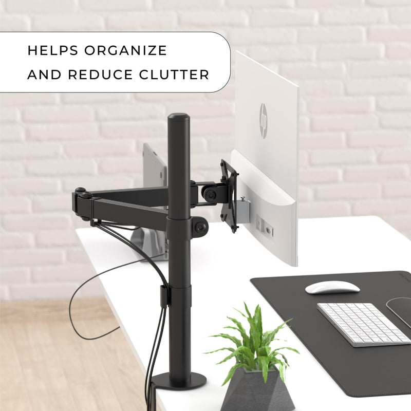 HumanCentric محول تركيب VESA من HumanCentric متوافق مع شاشات HP M Series و 5 Series M22f M24f M24fd M24fw M24fwa M27f M27fd M27fq M27fw M27fwa و M32f 524sa 524sw 524sf 527sa 527sw 527sf و 532sf - Image 5