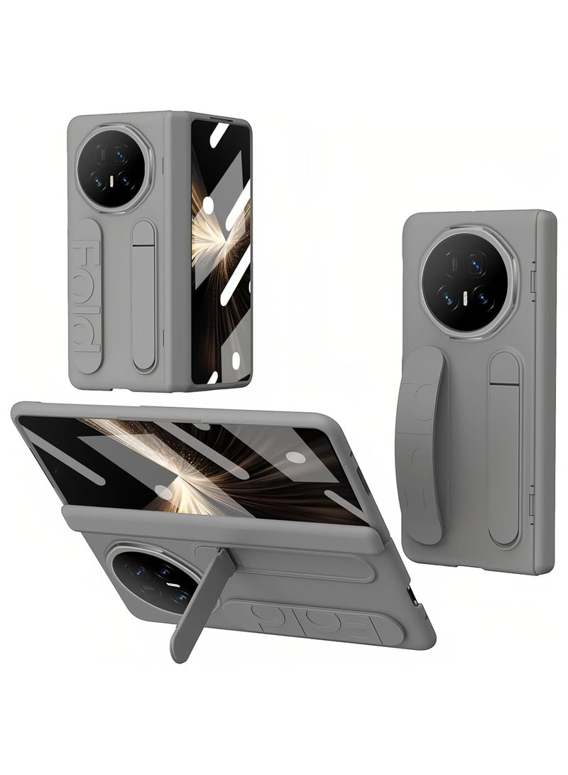 Compatible Honor Magic V5 2025 Case with Screen Protector and Adjustable Stand and Hand Strap PC Shock Cover Hinged Case For Honor Magic V5 - Image 1