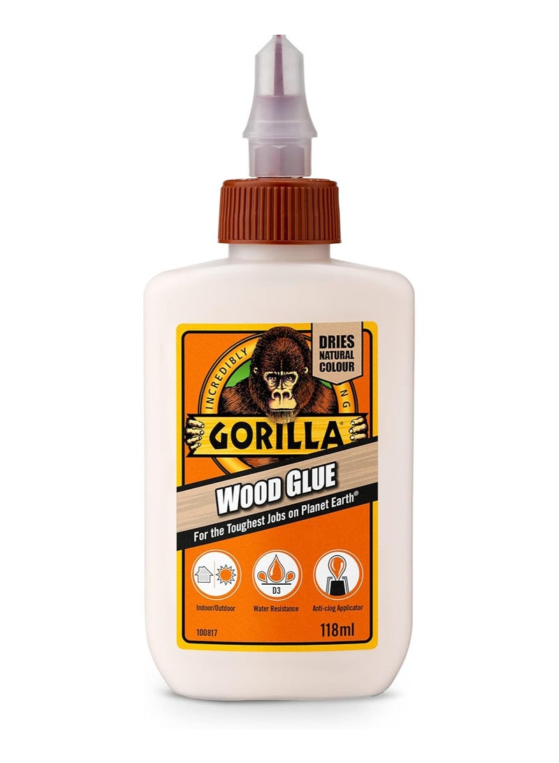 Gorilla Wood Glue, 118ml - Image 1