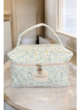Bahels Trend Daisy Pattern Travel Makeup Bag  - Image 1