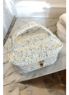 Bahels Trend Daisy Pattern Travel Makeup Bag  - Image 3