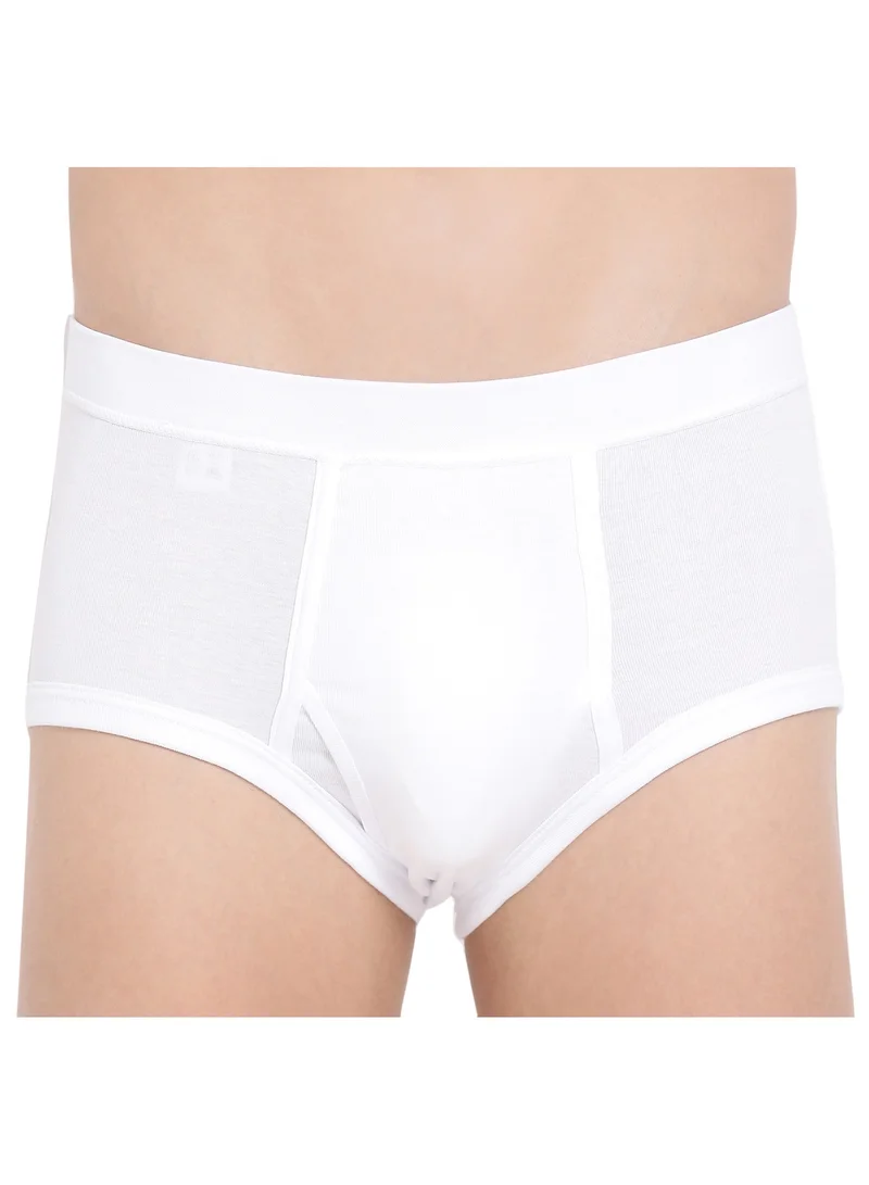 BYC MEN'S COTTON BRIEF (PACK OF 3) - WHITE