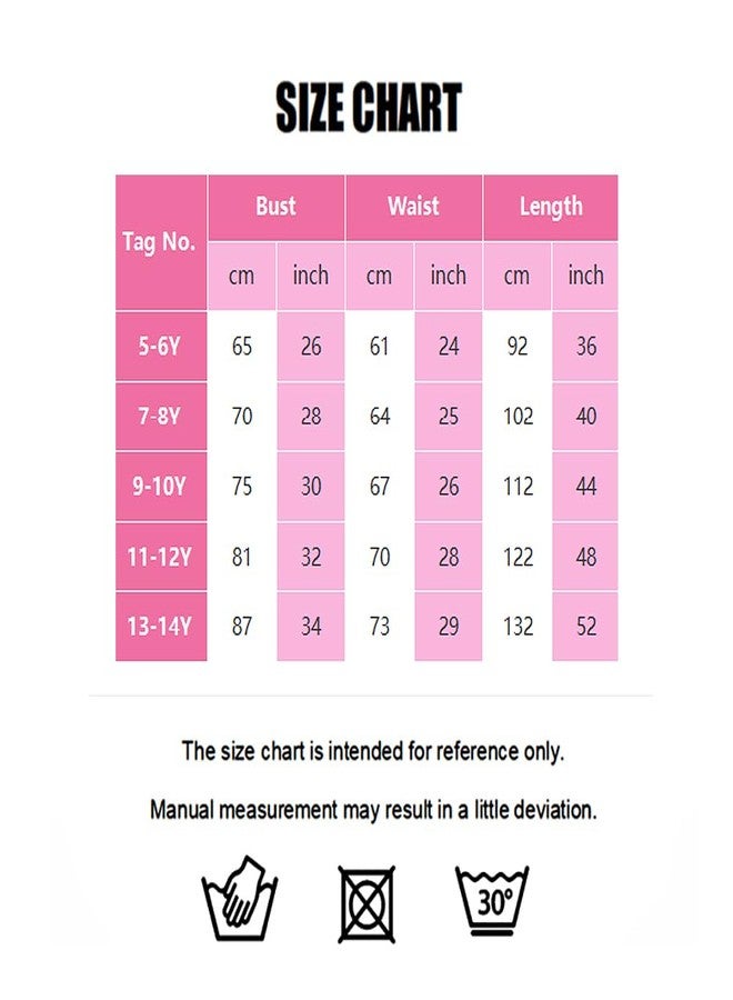 IBAKOM Flower Girl Maxi Dress Wedding Formal Bridesmaid Floral Embroidered Tulle Skirt Princess Pageant First Communion Gown, Apricot, 11-12 Years - Image 4