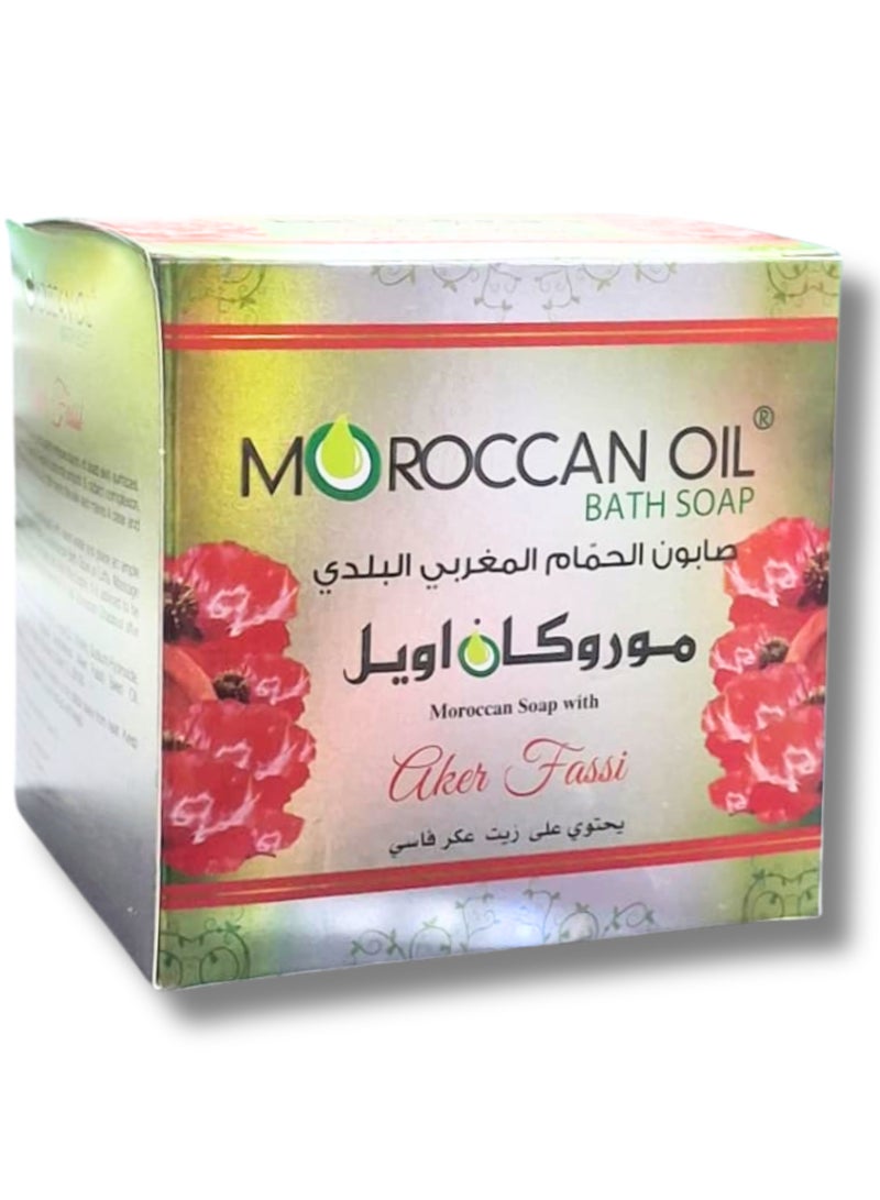 مجموعة صابون الحمام المغربى البلدى بزيت العكر الفاسى