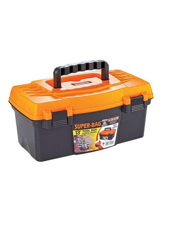 SUPER BAG Super Bag Power Tool Box Standard Plastic Tool Box Organizer Asr 2069 13 Inch 300X165X135H Orange Black Made In Turkey  - Image 1