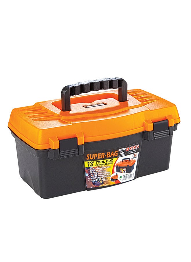 SUPER BAG Super Bag Power Tool Box Standard Plastic Tool Box Organizer Asr 2069 13 Inch 300X165X135H Orange Black Made In Turkey  - Image 2