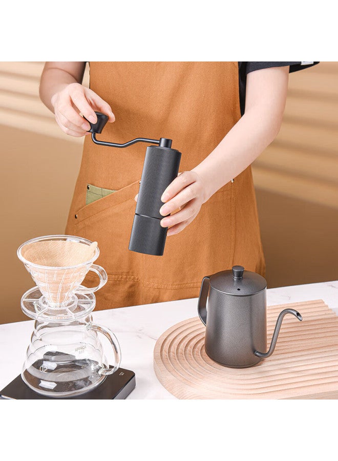 Cliton Hand-crank Coffee Grinder, Portable Coffee Maker, Coffee Pot, Coffee Filter Cup, Filter Paper Set - Image 4
