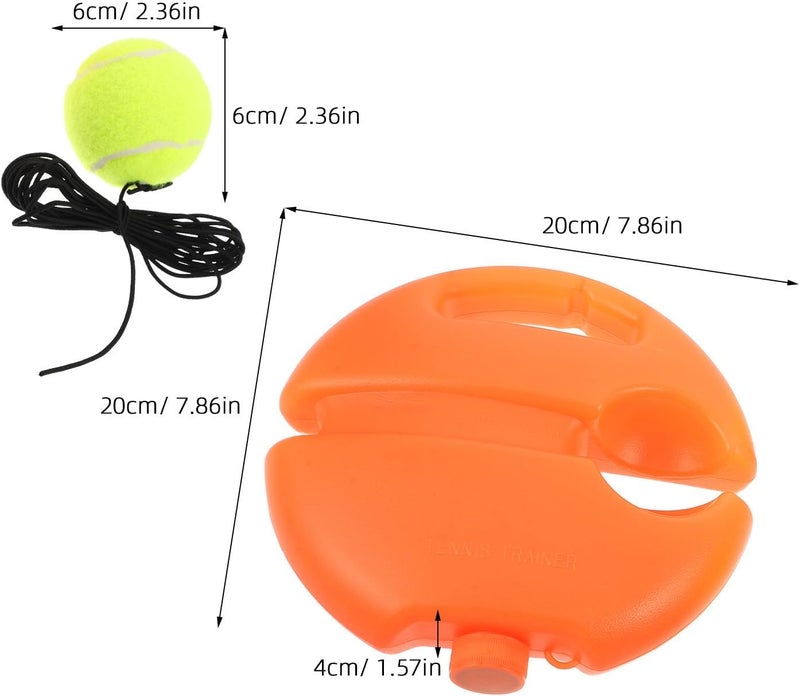 1 Set Tennis Trainer Rebounder Ball - Self-Practice Tennis Trainer for Improving Reflexes & Footwork | Leisure Equipment for Outdoor Play - Image 2