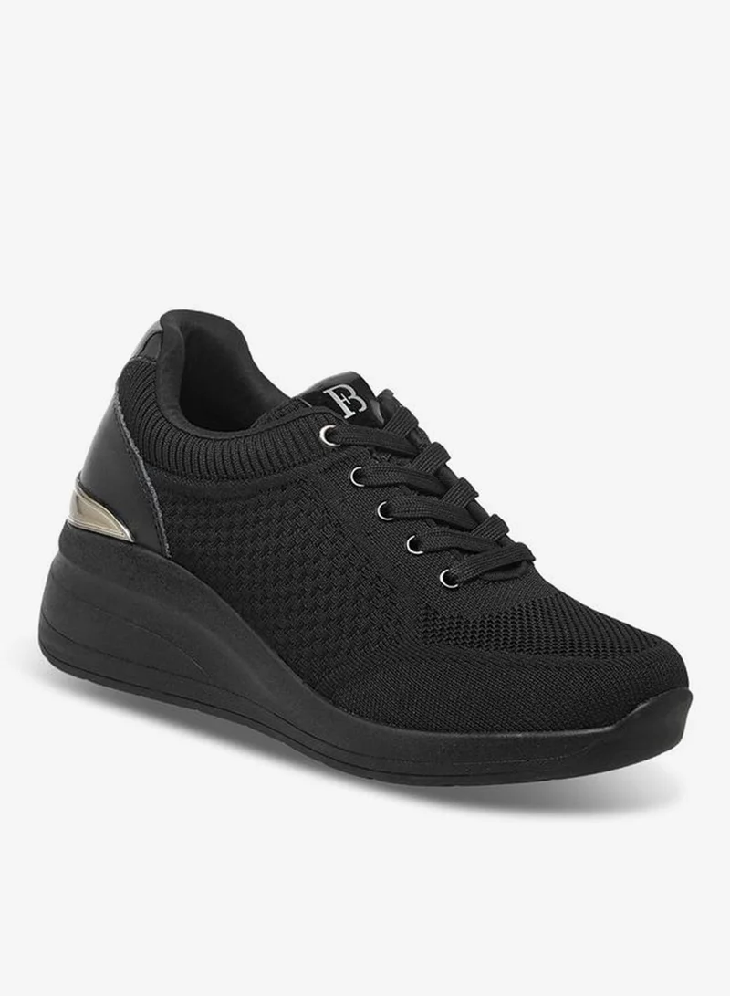 Flora Bella By Shoexpress Panelled Lace-Up Sneakers