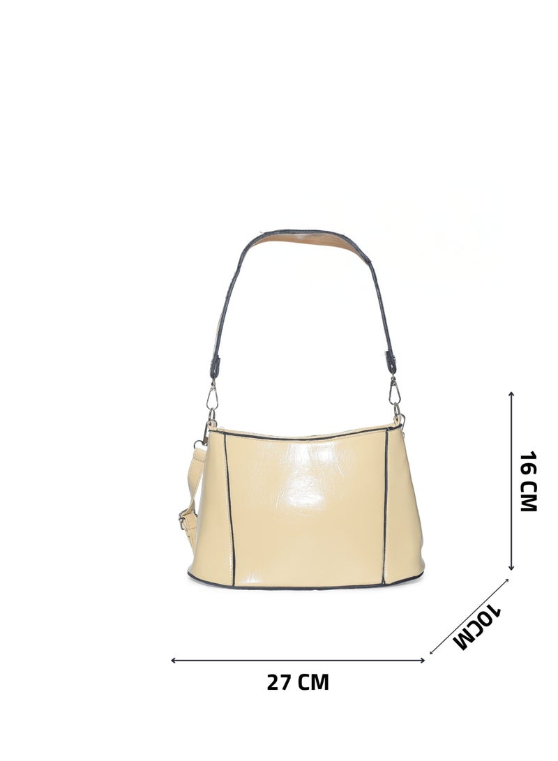 Basic Leather Women’s Shoulder Bag – Timeless & Versatile Style - Image 4