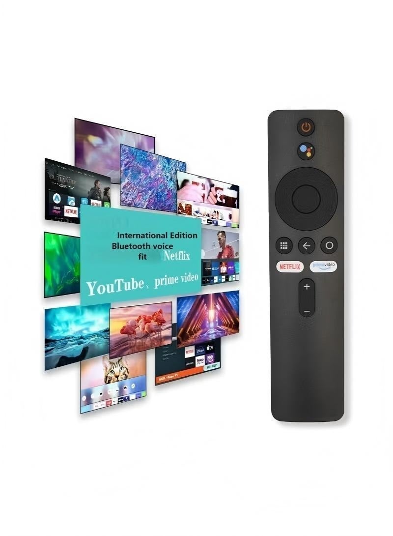 جهاز تحكم عن بعد جديد وأصلي لجهاز مي تي في ستيك بوكس إس 4K مع تفعيل الصوت بتقنية البلوتوث أسود - Image 2