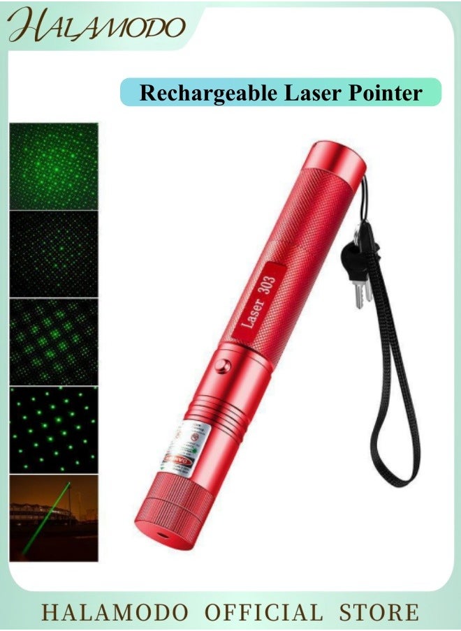 HALAMODO - Laser Pointer Tactical Flashlights Long Range High Power Handheld Flashlight Rechargeable Laser Pointer for Hiking & Cat Laser Toy & Projector - Image 1