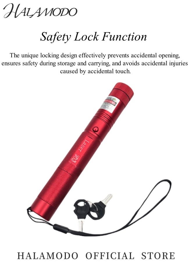 HALAMODO - Laser Pointer Tactical Flashlights Long Range High Power Handheld Flashlight Rechargeable Laser Pointer for Hiking & Cat Laser Toy & Projector - Image 1