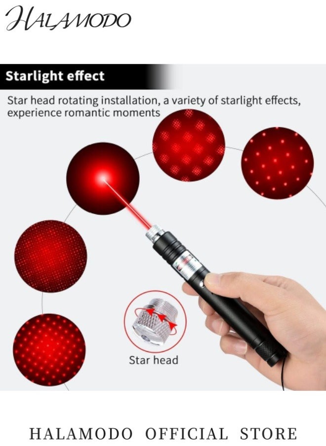 HALAMODO - Laser Pointer Tactical Flashlights Long Range High Power Handheld Flashlight Rechargeable Laser Pointer for Hiking & Cat Laser Toy & Projector - Image 1