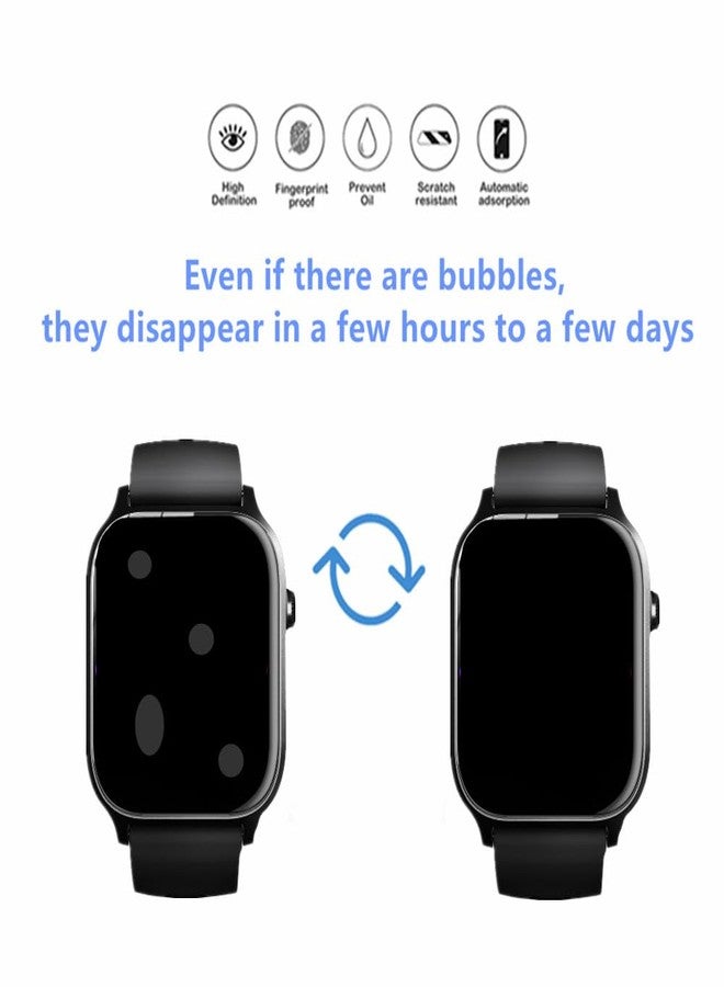 MIHENCE Screen Protector Compatible for paybay Y7 / VOTAZIB T10 Smart Watch, TPU HD Protective Film for Y7 1.83'' / T10 1.85'' Smartwatch (6 PCS) - Image 2