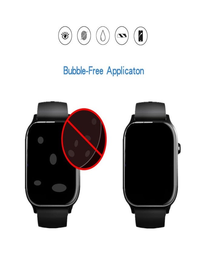 MIHENCE Screen Protector Compatible for paybay Y7 / VOTAZIB T10 Smart Watch, TPU HD Protective Film for Y7 1.83'' / T10 1.85'' Smartwatch (6 PCS) - Image 4