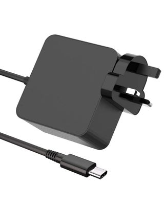 65W / 45W Universal USB-C Laptop Charger, Type C Laptop Charger, Compatible with All New Laptop Models, Lenovo ThinkPad, Chromebook, Dell XPS, HP,  Mobile Phones, iPads, Tablet USB C Adapter with UK Plug