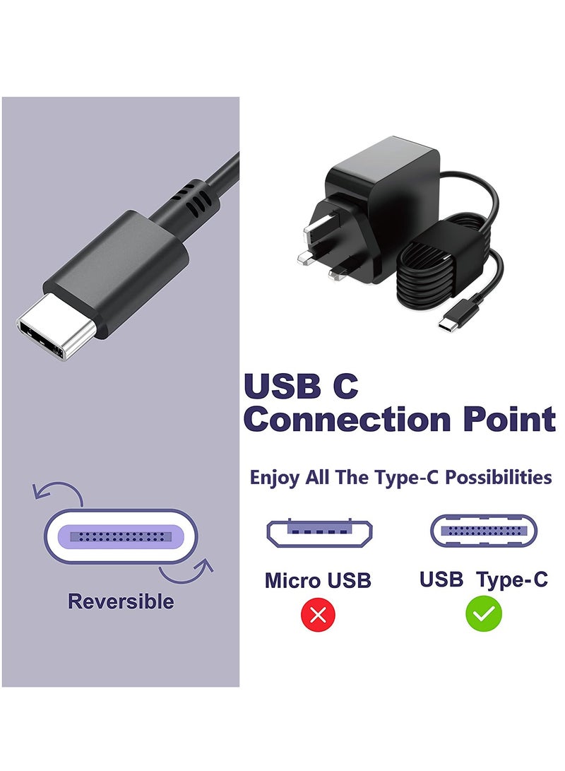 SMART SOURCE 65W 45W USB C Charger, Type C Laptop Charger, Compatible with All New Models, Lenovo ThinkPad, Chromebook, Samsung, Dell XPS, HP Spectre, MacBook Air 2016, 2020, 65W USB C Adapter  - Image 3