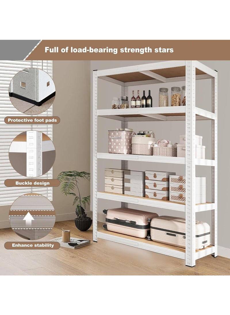 DubaiGallery heavy duty 5-shelf shelving unit, 4000lbs capacity  - Image 4
