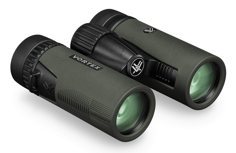 Vortex Optics Diamondback HD 8x32 Binoculars - HD Optical System, Non-slip Grip, Waterproof, Fogproof, Shockproof, Included Carry Case - Unlimited, Unconditional Warranty - Image 1
