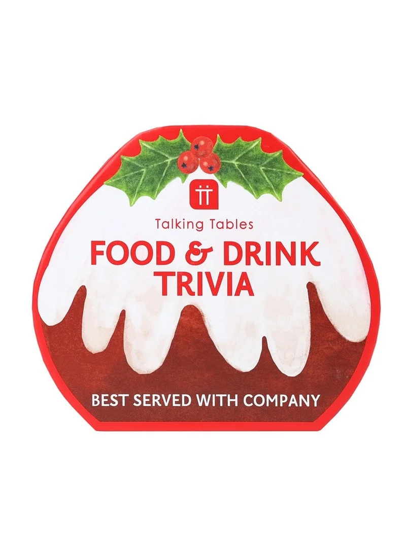 Talking Tables Food and Drink Christmas Trivia Game