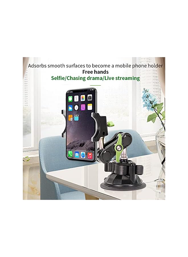 Beauenty Car Phone Holder with 360° Rotating Arm, Car Camera Holder With Remote Control, Mobile Phone Automobile Cradles Holder That Can Work on The Car Dashboard or Windshield - Image 5