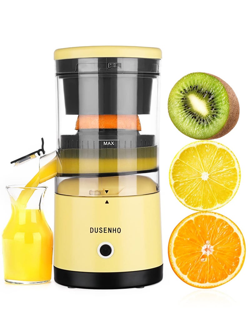 DUSENHO Electric Citrus Juicer  Rechargeable USB Juicer Machines for Orange Lemon Grapefruit