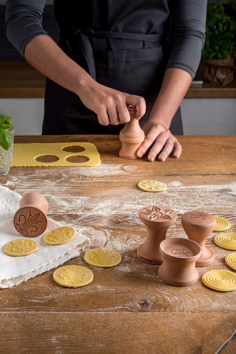 MARCATO مجموعة قاطع ومطابع كورزتي ماركاتو مصنوعة في إيطاليا 225 بوصة خشب - Image 4