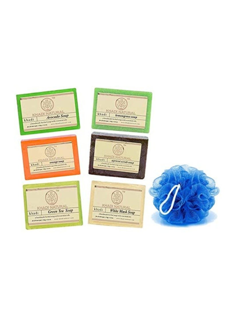 كادي نيتشورال مجموعة هدايا متنوعة من الصابون الطبيعي 125 جم عبوة من 6 قطع - Image 3