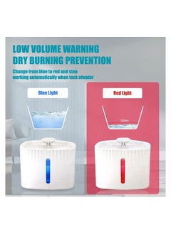 HOCC Pet Water Fountain, 3L/ 106oz Automatic Pet Water Fountain with LED Light  - Image 3