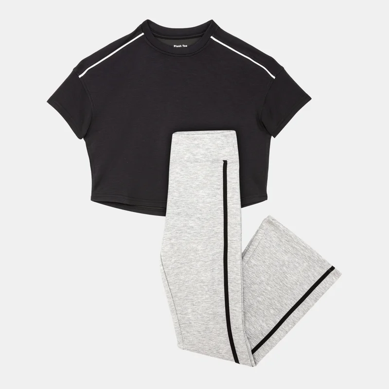 Kids' Plush T-Shirt and Tights Set