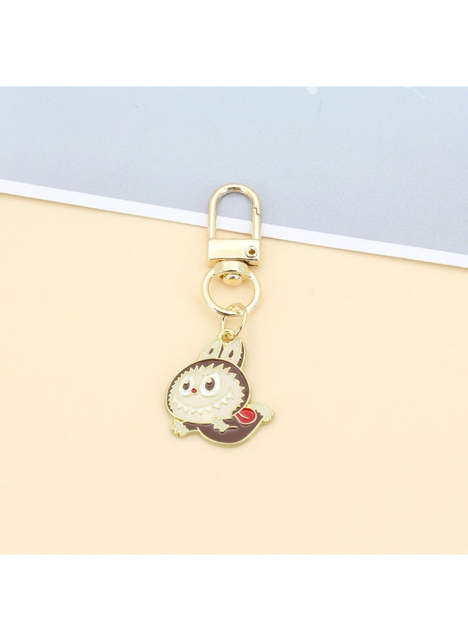 Generic Cute Cartoon Labubu Keychain Pendant 
