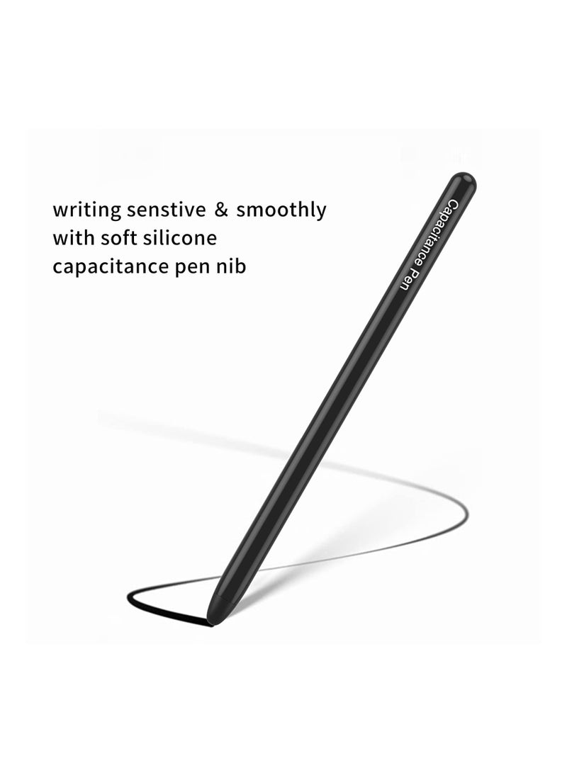2+1, Bluetooth Keyboard Case for Samsung Galaxy Z Fold 5/ Z Fold 4 / Fold 3 with Bluetooth Keyboard and Pen, Leather Portable Travel Foldable Keyboard Case with Pen Slot (Fold 5/Fold 4/Fold 3, Black) - Image 4