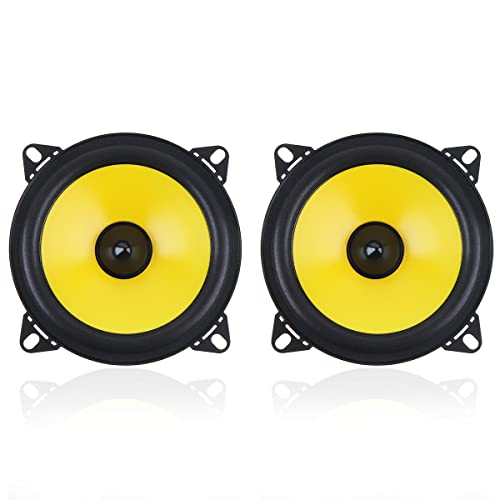 ePathChina 4 inch 60W 2-Way Full Range Frequency Car Audio Stereo Speaker Automobile Loudspeaker 2 pcs - Image 1